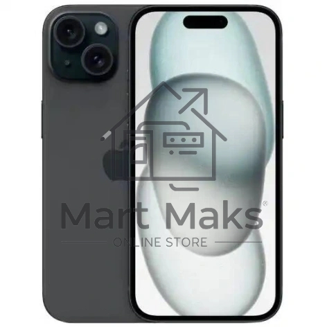 Смартфон Apple iPhone 15 A3090 6/128Gb черный