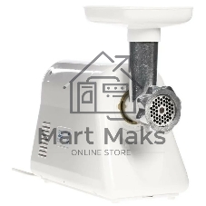 Мясорубка электрическая Ротор Дива-Р ЭМШ 35/300-1 белый, 1500 Вт, 0.58 кг/мин, реверс, защита от перегрузки, насадки - 1