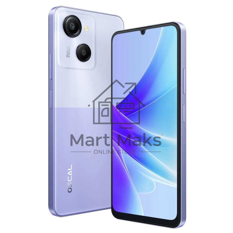 Смартфон OSCAL Modern 8, 8/128Gb, фиолетовый