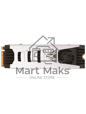 Накопитель SSD Patriot PV553, 4Tb, PCIe 5.0 x4, M.2 2280, NVMe, R/W 12400/11800, с активным охлаждением