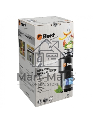 Измельчитель пищевых отходов Bort TITAN MAX Power (FullControl) (93410266)