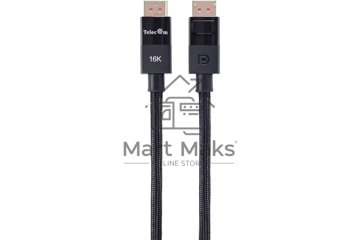 Кабель соединительный Telecom DP-DP 2.1V 80 Gbs 16K@60Hz 3м, медь, TCG865-3M