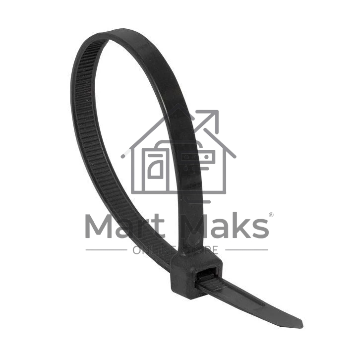 Хомут кабельный 2.5х200 нейл. черный (уп.100шт) EKF plc-cb-2.5x200