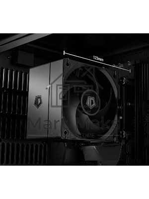 Кулер Cooler ID-Cooling SE-904-XT BLACK LGA1851/1700/1200/115X/AM5/AM4 (TDP 180W, PWM, 4 тепл.трубки прямого контакта, FAN 100мм) RET