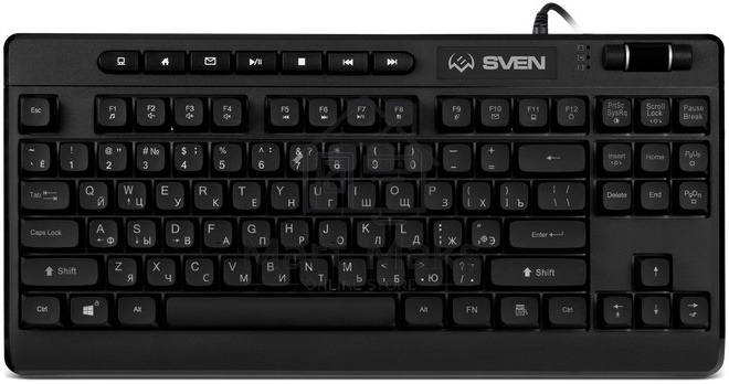 Клавиатура SVEN KB-G8200 проводная, USB Type-A, чёрный