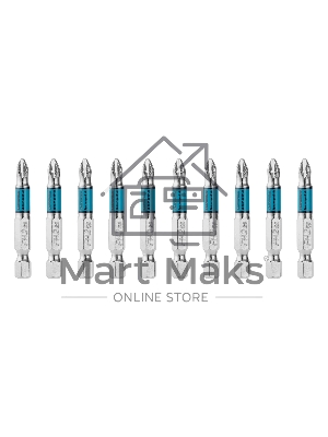 Бита PH2х50 мм, сталь S2, кругл., 10 шт. Gross