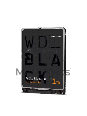 Жесткий диск WD 1Tb 7200rpm SATA-III WD10SPSX черный 64Mb 2.5