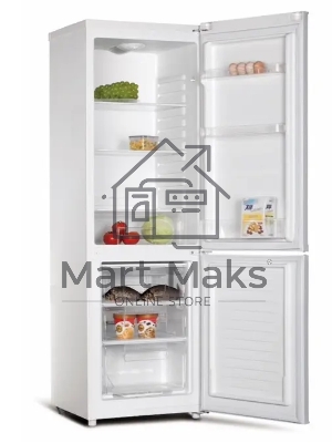 Холодильник Kraft KF-DF205W белый двухкамерный 166/64л морозилка снизу