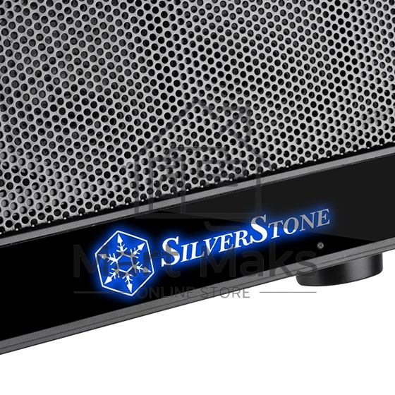 Компьютерный корпус Silverstone SST-PS15B-PRO Precision Mini Tower Micro ATX Computer Case, tempered glass, 2x 120mm ARGB, 1x ARGB Controller, black