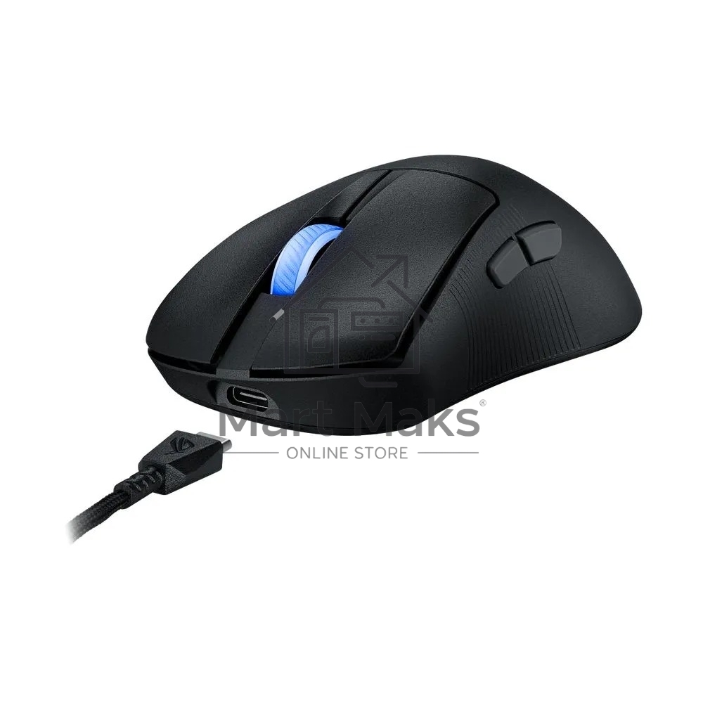 Мышь беспроводная/проводная ASUS ROG Keris II ACE черный, 42000 dpi, радиоканал, Bluetooth, USB, кнопки - 6