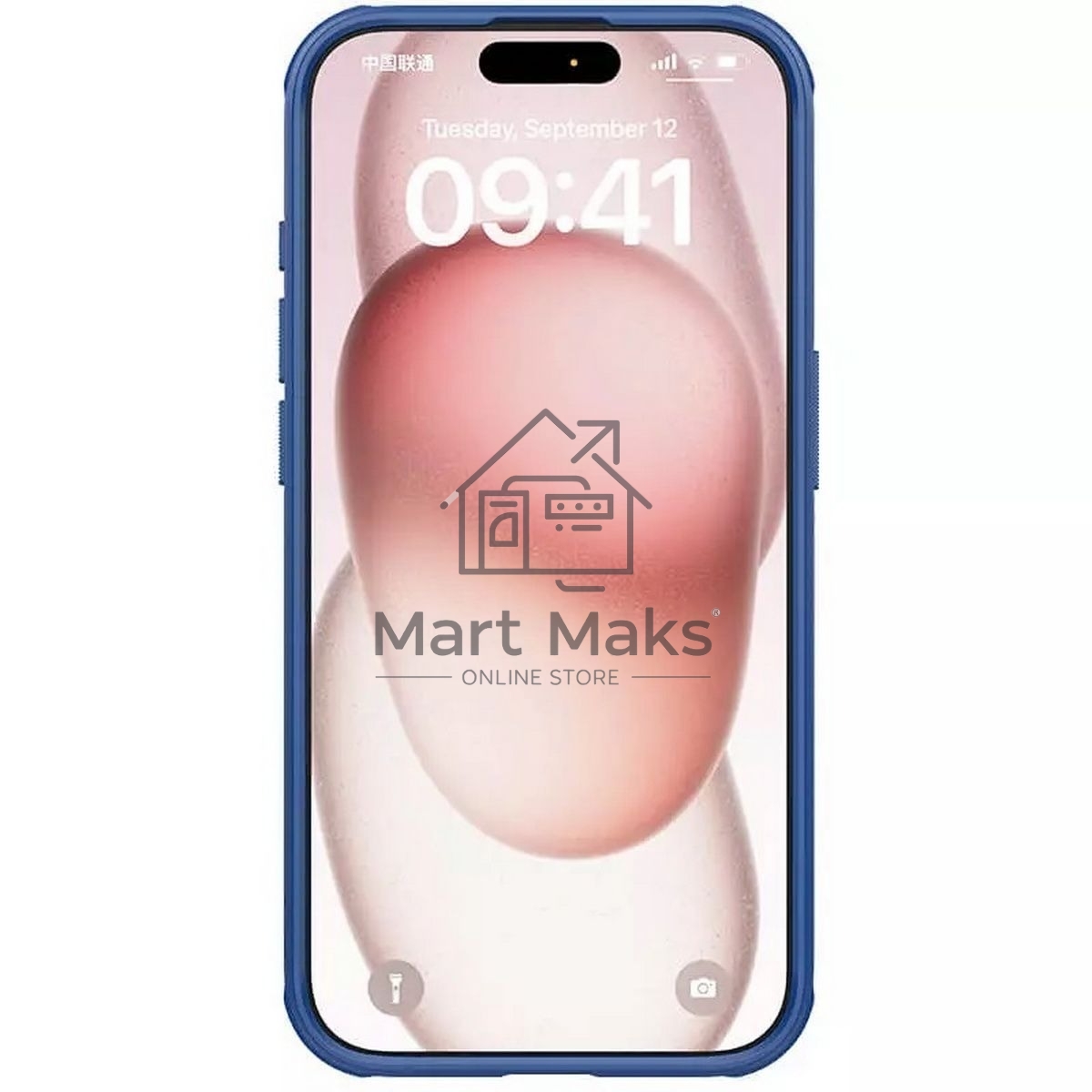 Чехол Super Frosted Shield Pro, синий, (AP IP15 Pro)