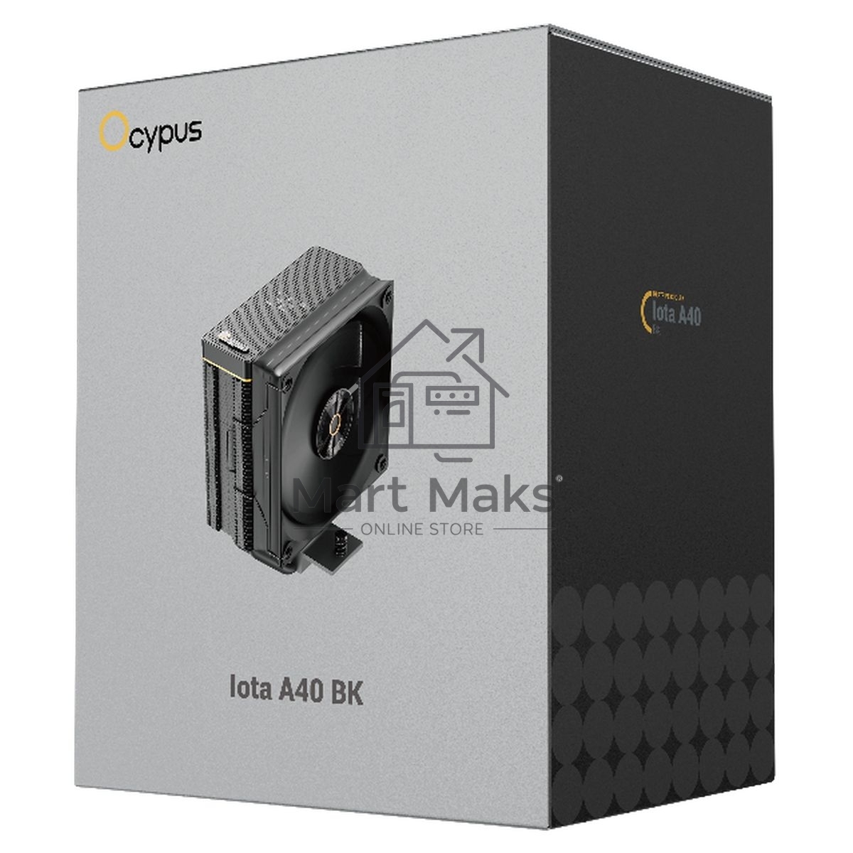 Кулер для процессора Cooler Ocypus Iota A40 BK черный 120мм алюминий+медь 2000rpm 29db 4-pin 220W 156мм