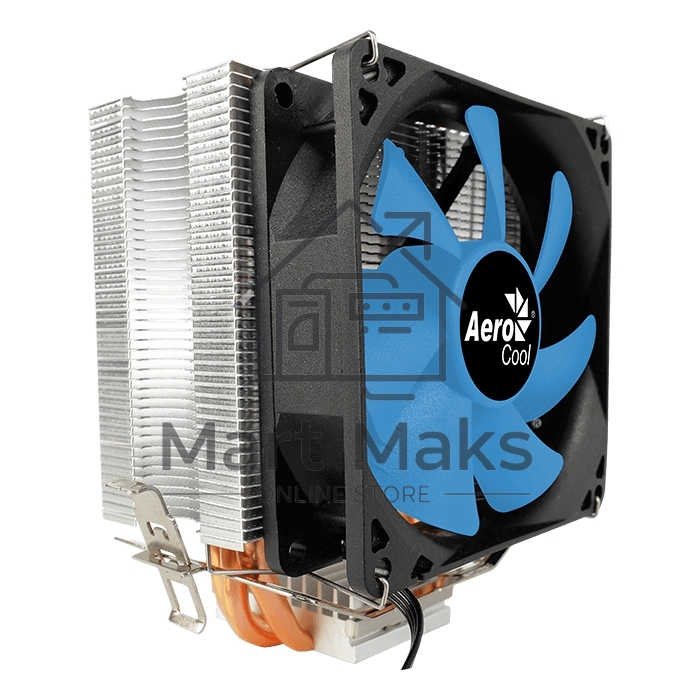 Кулер для процессора AeroCool / Formula Verkho 3 серебристый, 90 мм, алюминий/медь, 2500 об/мин, 24 дБ, 4 pin, 120 Вт, 122.5 мм