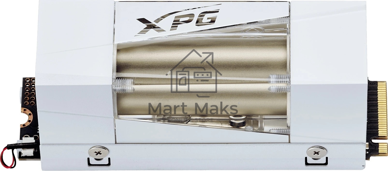 Твердотельный накопитель ADATA SSD XPG MARS 980 STORM, 2000GB, M.2(22x80mm), NVMe, PCIe 5.0 x4, 3D NAND, R/W 14000/13000MB/s, IOPs 2 000 000/1 650 000, TBW 1480, DWPD 0.4, with Heat Sink (5 лет)