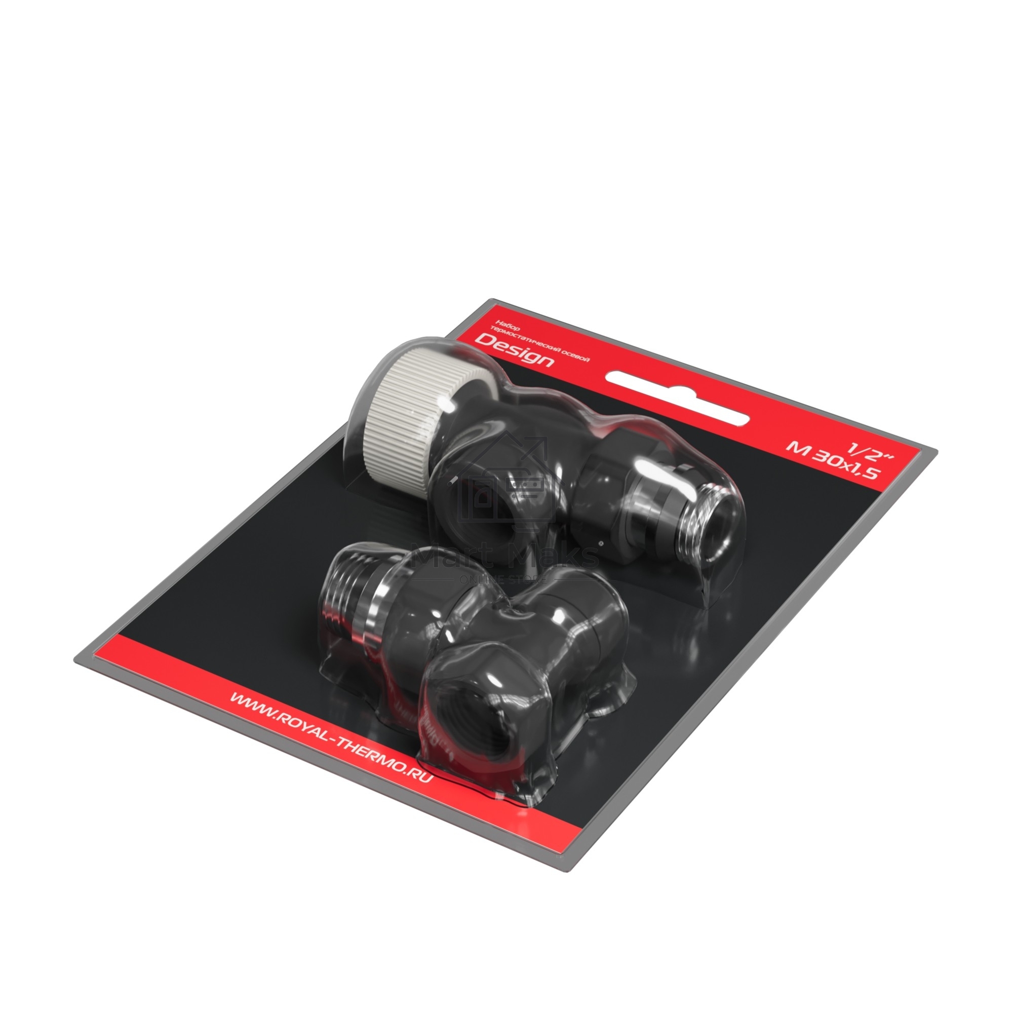 Набор термостатический осевой Royal Thermo Design 1/2