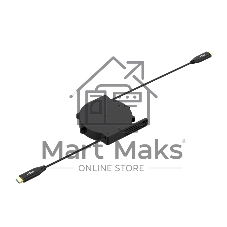 Кабельный ретрактор Wize Pro WRTS-HDMI-RT HDMI, для установки в архитектурный лючок серии WRTS, кабель HDMI 2.0, выдвижение 80 см