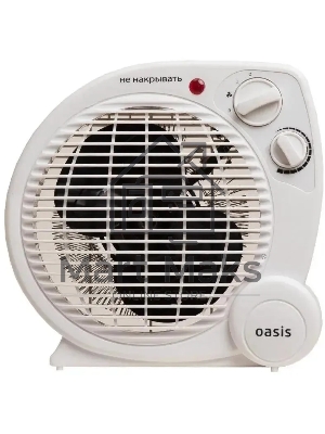Тепловентилятор Oasis SP-20R белый, 2000 Вт, 20 м2
