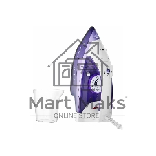 Утюг BRAYER BR4004 фиолетовый/белый, 2400 Вт, 25 г/мин, 140 г/мин, 280 мл