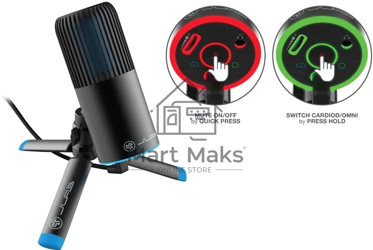 Микрофон Jlab Go Talk черный IEUMTALKGORBLK4