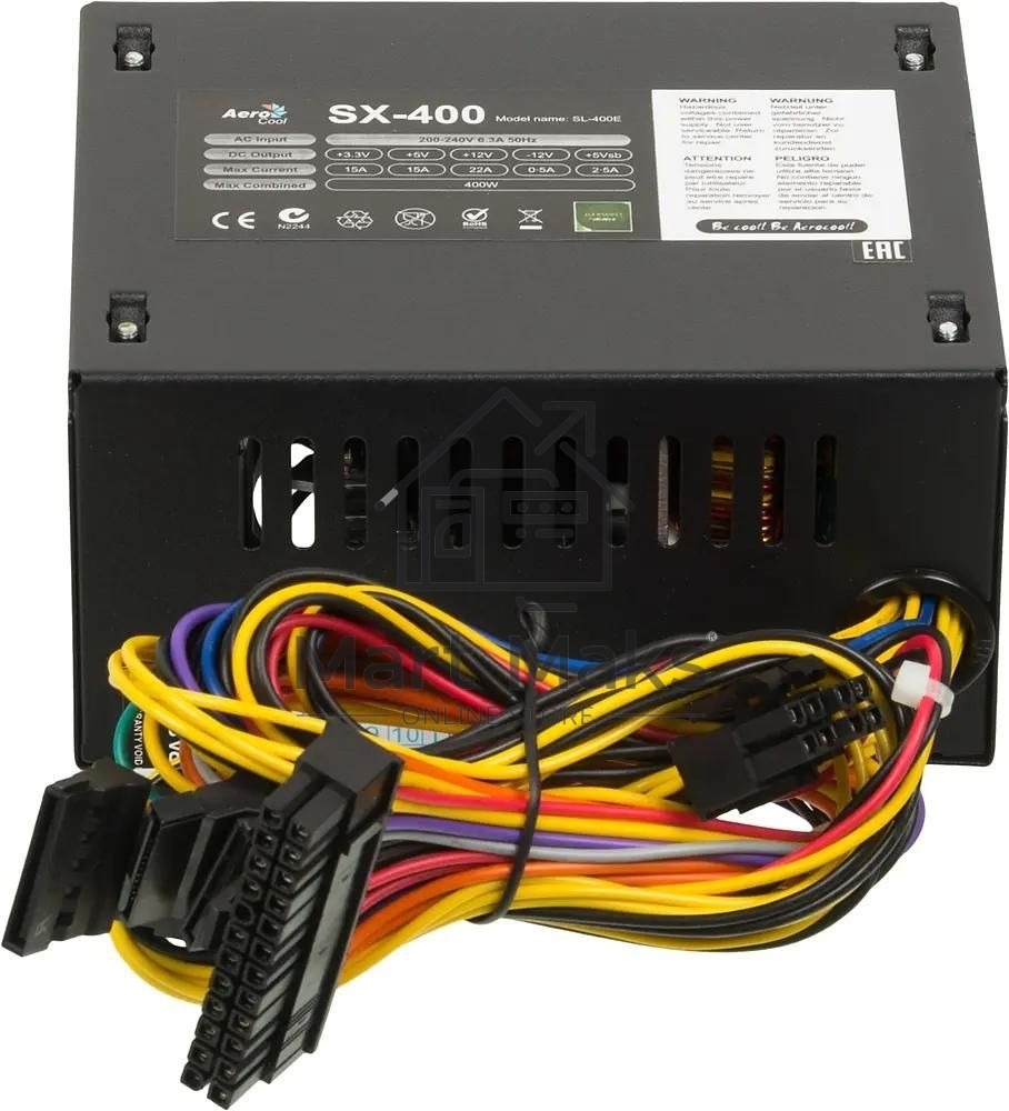 Блок питания Aerocool / Formula SX-400, 400W, 400Вт, 80мм, черный