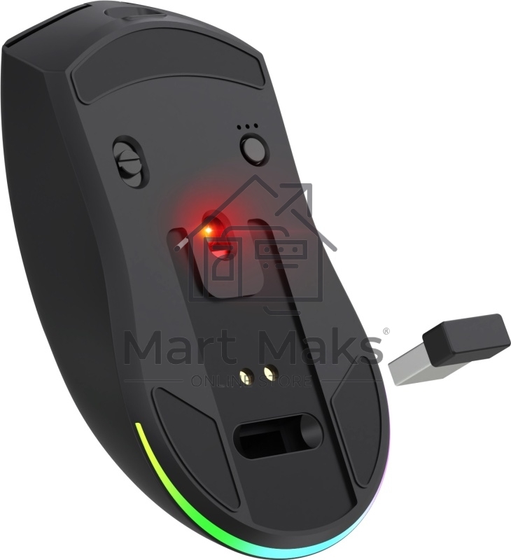 Мышь беспроводная/проводная Defender Starlight GM-186 черный, 1600 dpi, радиоканал, Bluetooth, USB, кнопки - 7