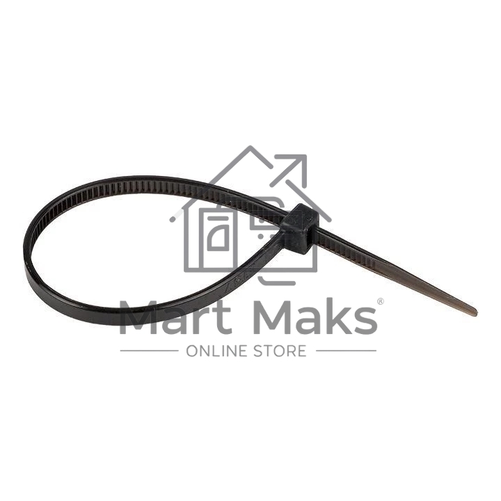 Хомут кабельный 3.6х150 нейл. черный (уп.100шт) EKF plc-cb-3.6x150