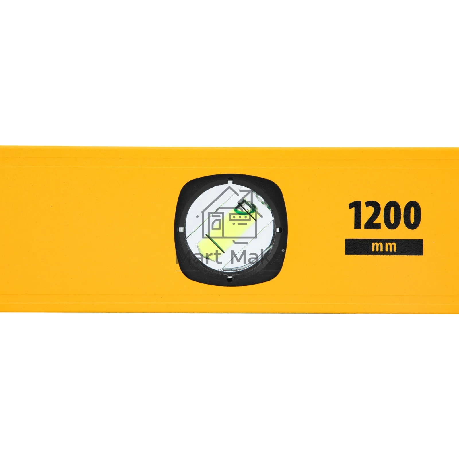 Уровень алюминиевый Denzel, магнит., фрезерованный, 3 глазка (1 зеркал.), 0,5 мм/м, 1200 мм