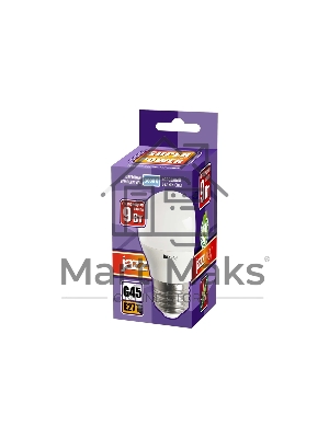 Лампа светодиодная JazzWay PLED-SP G45 9Вт шар 5000К холод. бел. E27 820лм 230В