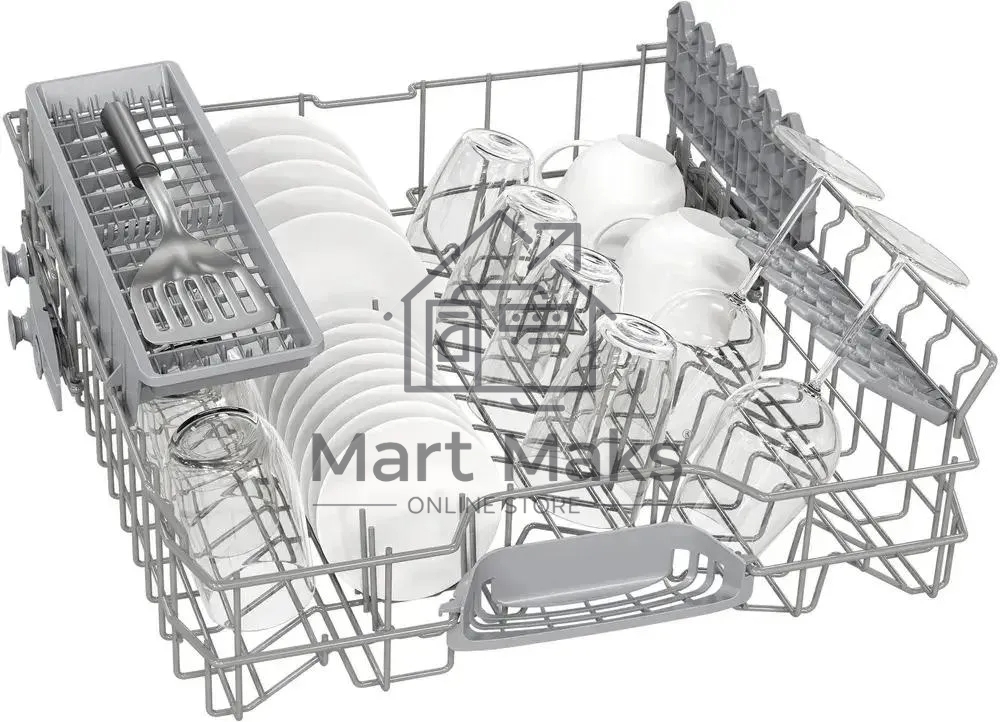 Посудомоечная машина Bosch SMS26DI00T, серебристый, 60 см, 13 компл., сушка теплообменник, 48 дБ, класс D