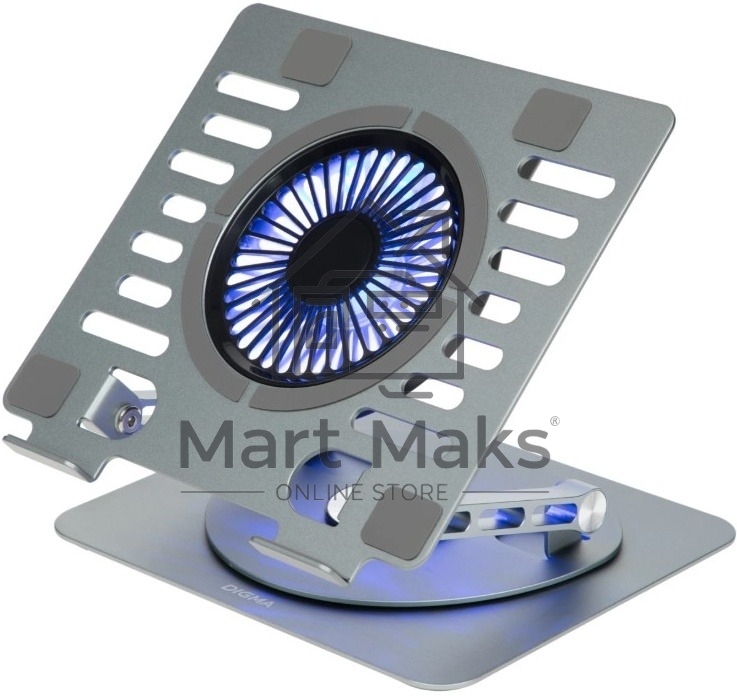 Подставка для ноутбука Digma D-NCP170-1xRGb110-360 17