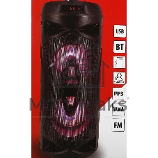 Акустическая система SUPRA SMB-330, 20Вт, с караоке, Bluetooth, FM, USB, черный