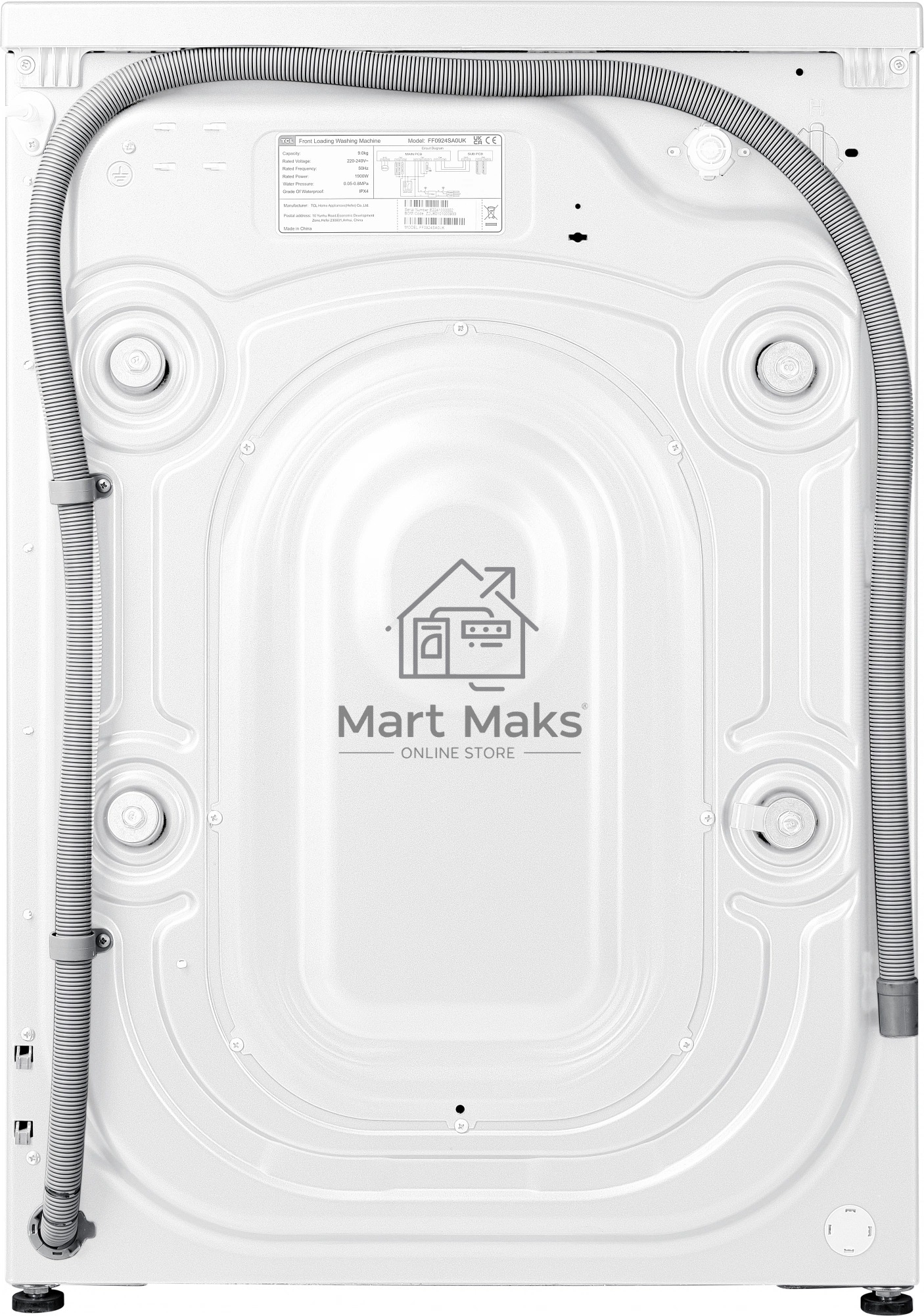 Стиральная машина TCL TWOF-107W14W1 белый загр.фронтальная макс.:7кг 1400 об/мин класс: A+++