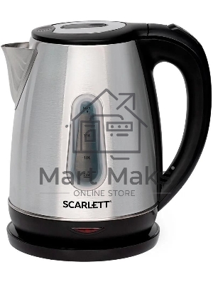 Чайник электрический SCARLETT SC-EK21S36, 1.8л, 2200Вт, черный