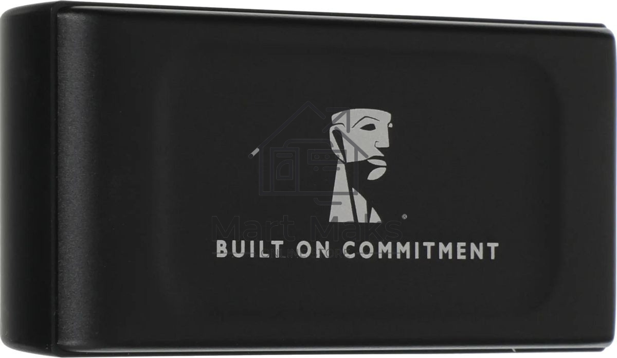 Внешний SSD Kingston XS1000, 2TB, USB 3.2 Gen 2 Type-C, R/W 1050/1000, черный