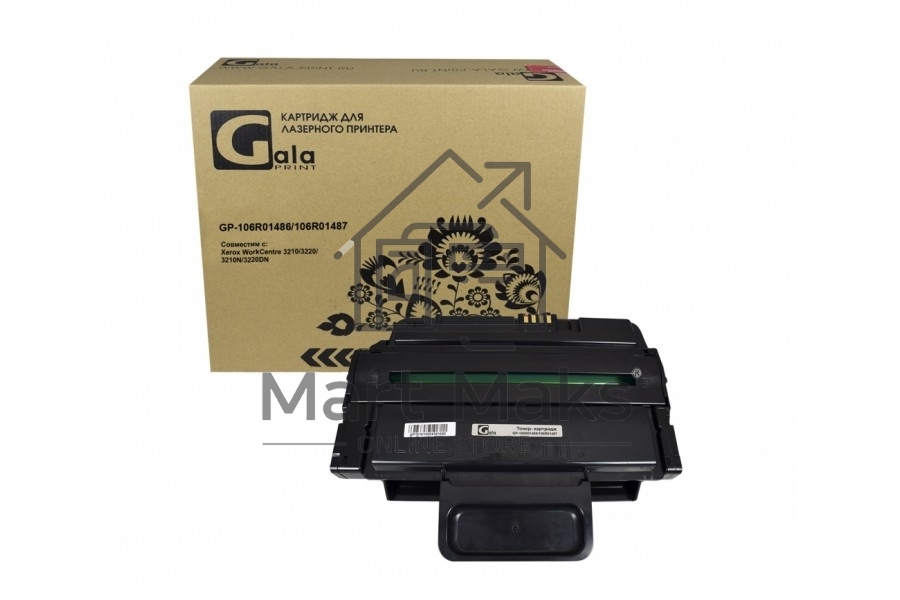 Картридж GalaPrint GP-106R01486/1487 черный (4100 стр.) для Rank Xerox WC 3210/3210N/3220DN