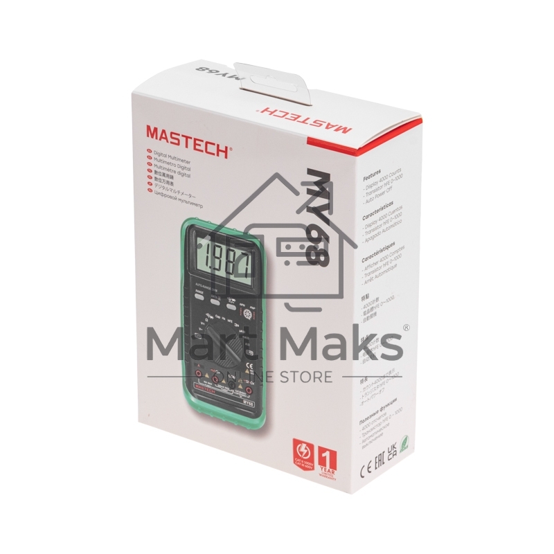 Цифровой автоматический мультиметр MASTECH MY68 00-00000273