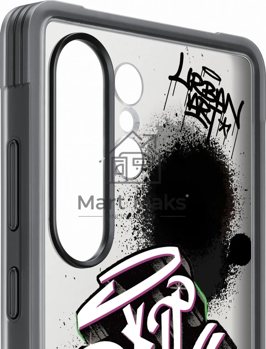 Чехол (клип-кейс) для Samsung Galaxy S25 Ultra Rugged Flipsuit Case S25 Ultra черный/прозрачный (EF-JS938CBEGRU)