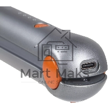 Выпрямитель для волос Leonord LE-1202W беспроводной, серый/оранжевый, 17 мм, 200 °C, 3 режима