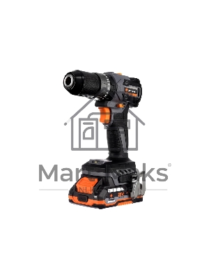 Дрель-шуруповерт аккумуляторная Anycons AC-ID2101, 21В, 2 АКБ, Кейс, Ударная, AC-ID21012