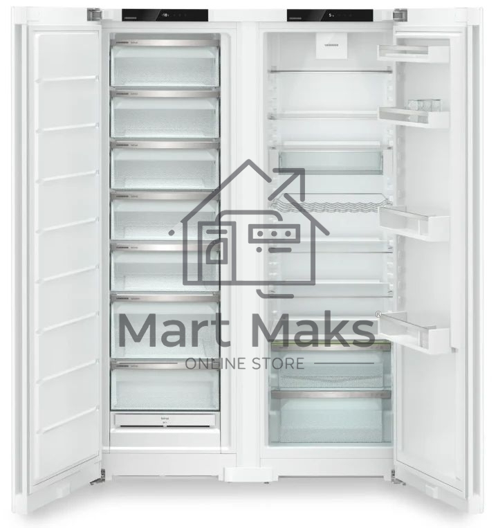Холодильник Liebherr XRF 5220-22 001 (SFNd 5227-22 001 + SRd 5220-22 001) белый двухкамерный 398/271л морозилка сбоку, No Frost, Side by Side
