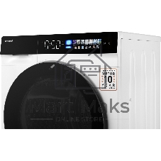 Сушильная машина Weissgauff WD 999 Heat Pump Full Touch белый/черный, 10 кг, сушка - тепловой насос, программ - 16, 60 x 85 x 62 см