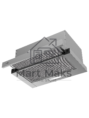 Вытяжка телескопическая Evelux TEL 50 X серый, 50 см, 710 куб. м/ч, 47 дБ