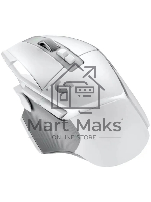 Мышь беспроводная Logitech G502 X LIGHTSPEED белый, 25600 dpi, радиоканал, USB, кнопки - 13