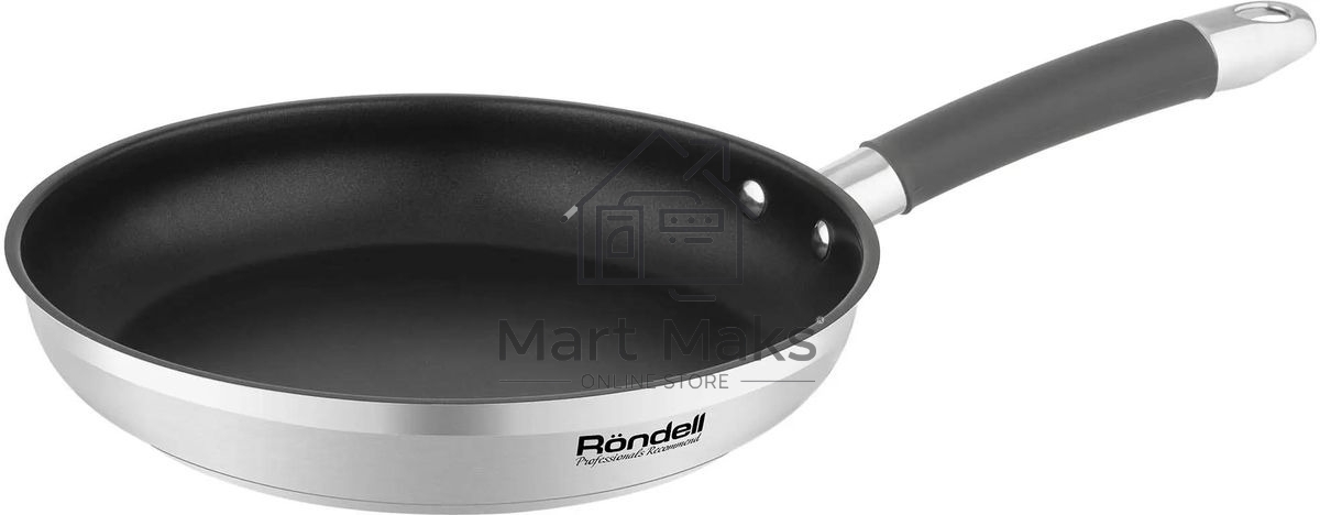 Сковорода Rondell Prime RDS-1676, 24см, без крышки, стальной
