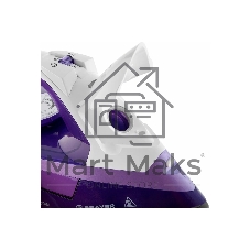 Утюг BRAYER BR4004 фиолетовый/белый, 2400 Вт, 25 г/мин, 140 г/мин, 280 мл