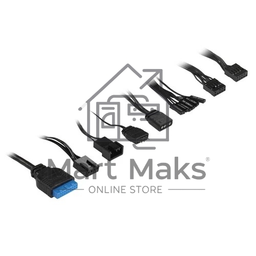 Компьютерный корпус  PCCooler IE200 BK, Tempered Glass Full Tower, черный, TG, SPCC, 1x120mm ARGB E-ATX, ATX, mATX, mITX 180/380/220mm 4x2.5