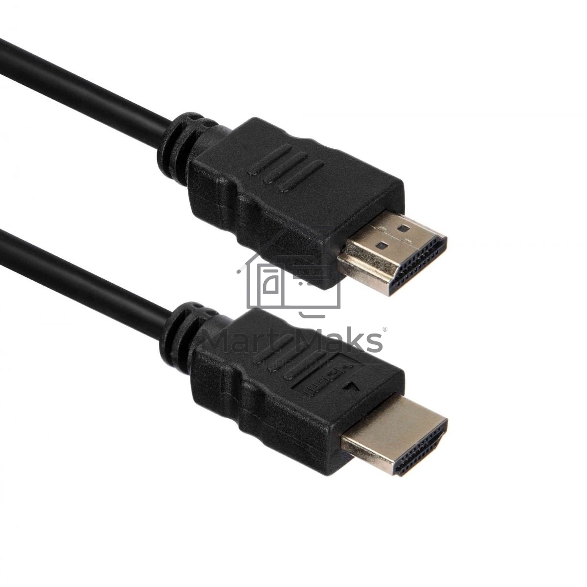Кабель ACD-DHHM1-50B HDMI 1.4, Golden Plated,19m/19m, черный, 5м (742200)