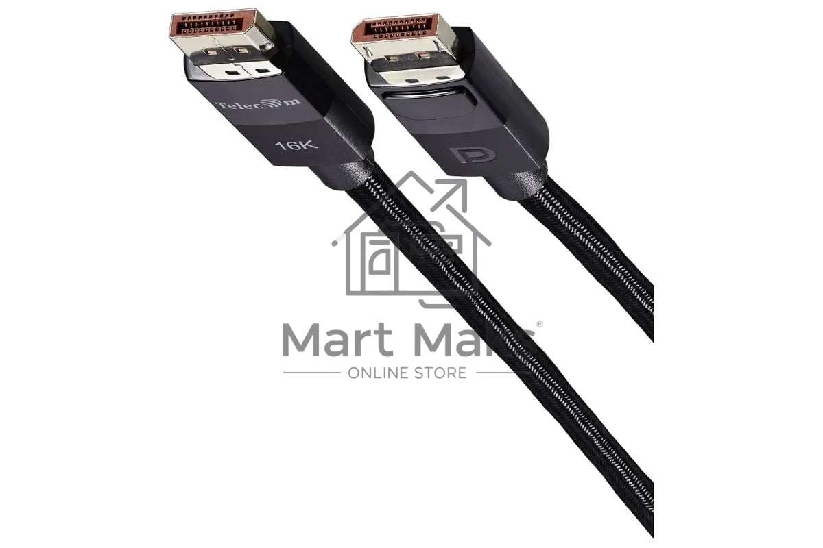 Кабель соединительный Telecom DP-DP 2.1V 80 Gbs 16K@60Hz 3м, медь, TCG865-3M