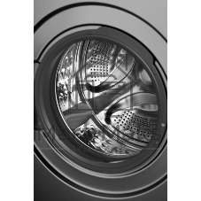 Стиральная машина Weissgauff WM 58411 Direct Drive Inverter Premium Steam Grey серая, загрузка фронтальная 11кг, 1400 об/мин., класс: A+++
