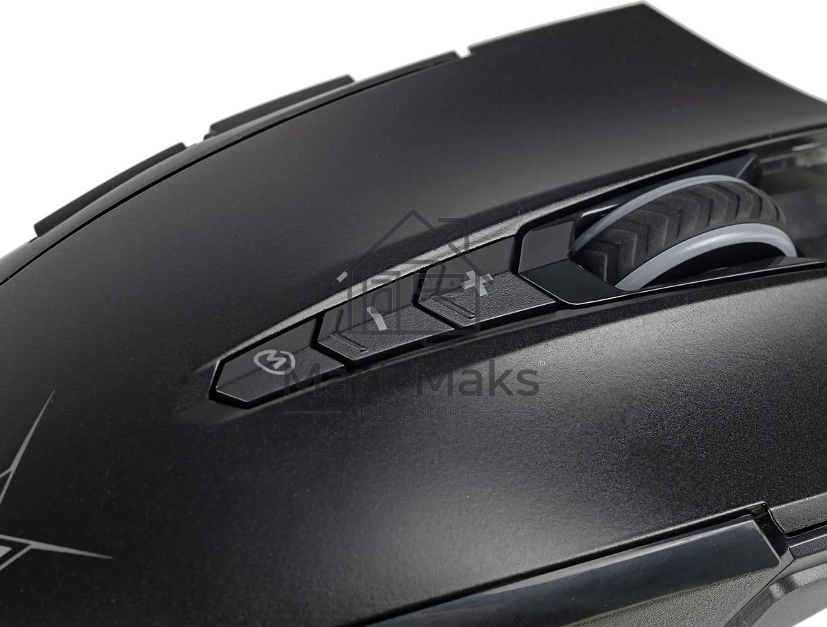 Мышь проводная A4Tech X89 черный, 2400 dpi, USB, кнопки - 8